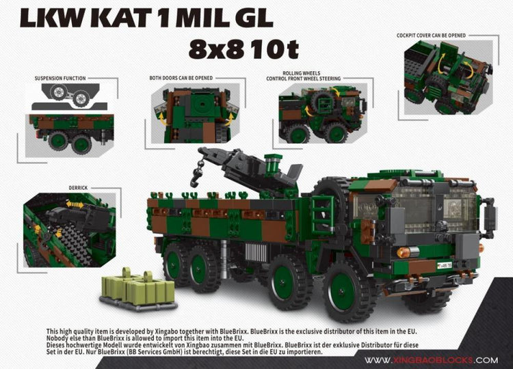 Xingbao LKW KAT 1 MIL GL 8x8 10t X06052