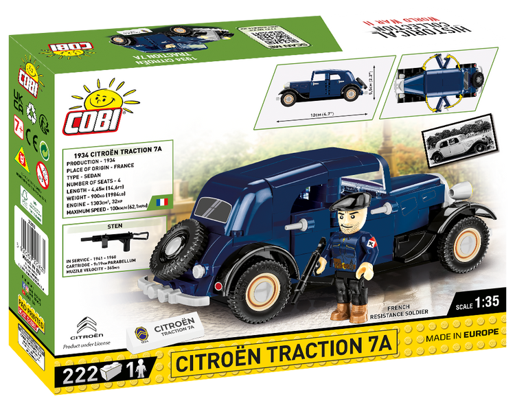 1934 Citroen Traction 7A 1:35 #2263