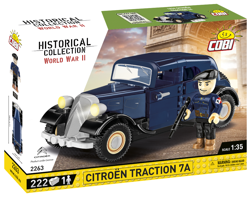 Modèle Réduit Atlas Passion CITROËN Traction 7A 1934 à L'échelle 1/43 - Collection Citroën Passion