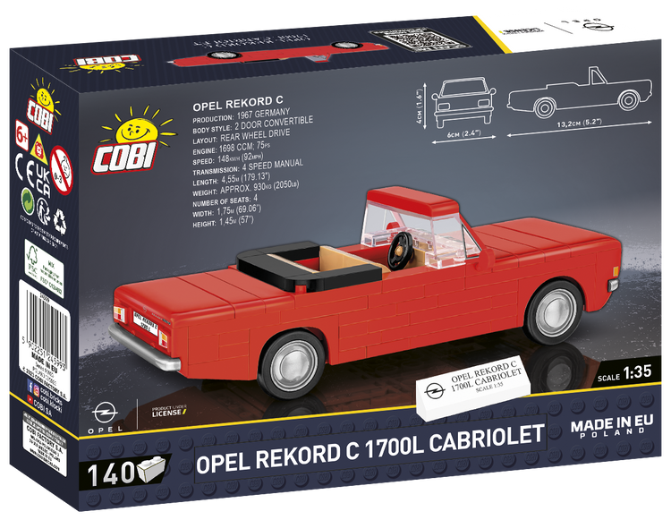 Opel Rekord C 1700 L Cabriolet #24599