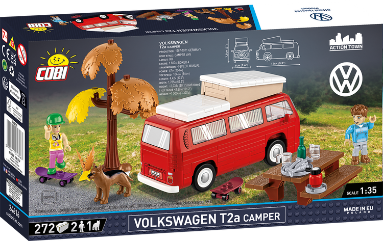 Volkswagen T2a Camper 1:35 #24616