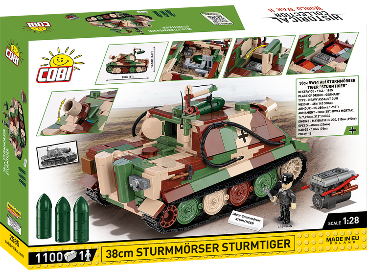 38 cm Sturmmörser Sturmtiger 1:28 #2585