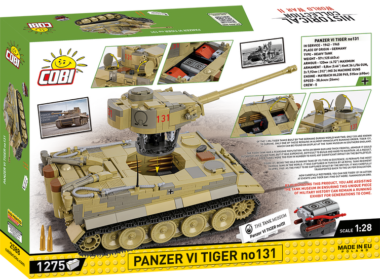 Panzer VI Tiger 131 1:28 #2588
