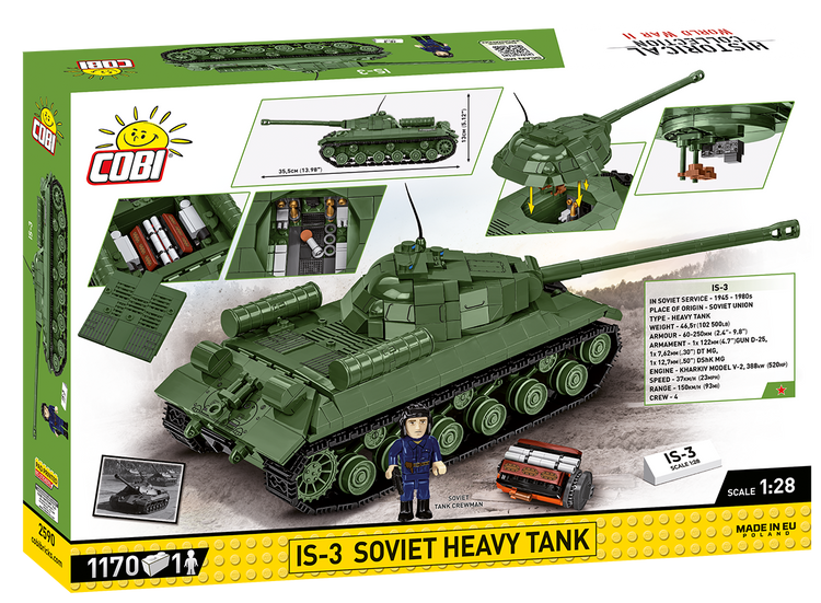 IS-3 Soviet Heavy Tank 1:28 #2590