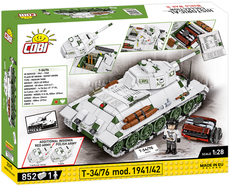 T-34/76 mod. 1941/42 1:28 #2595