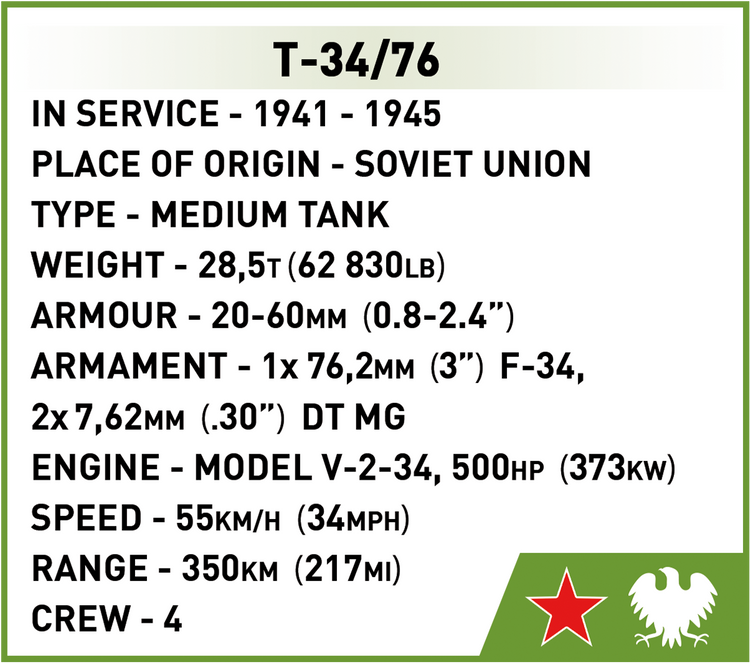 T-34/76 mod. 1941/42 1:28 #2595