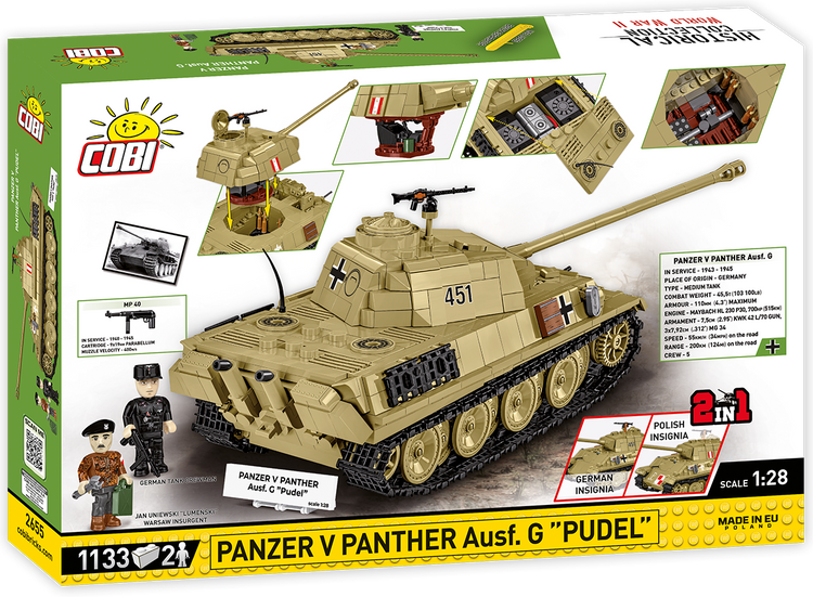 Panzer V Panther Ausf. G "Pudel" 1:28 #2655