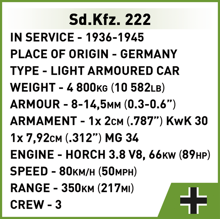 Sd.Kfz. 222 1:28 #2657