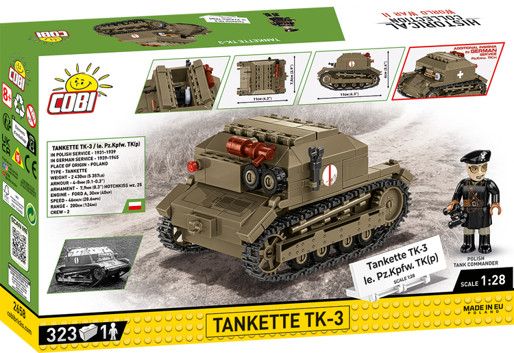 Tankette TK-3 1:28 #2658