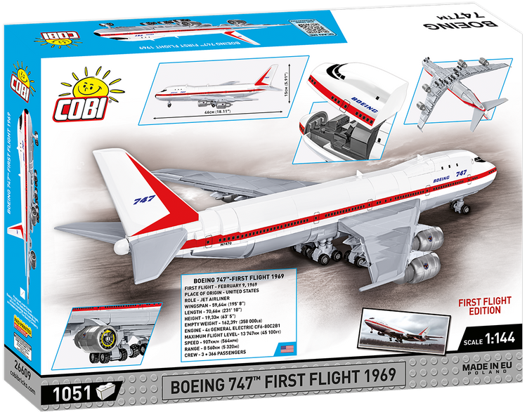 Boeing 747 First Flight 1969 1:144 #26609