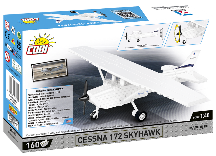 Cessna 172 Skyhawk-White #26620 discontinued