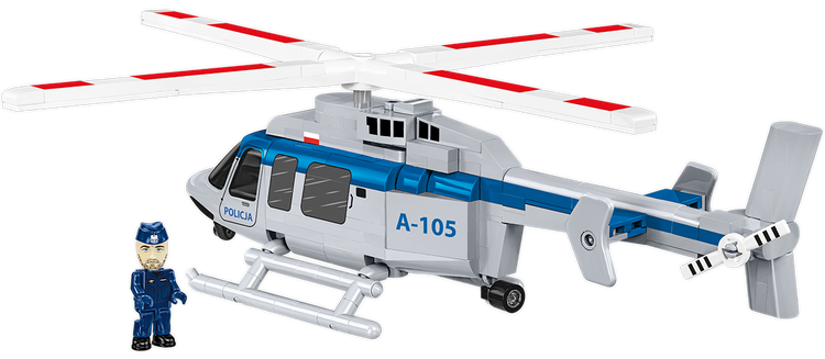 Bell 407 Police Helicopter 1:48 #26628