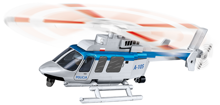 Bell 407 Police Helicopter 1:48 #26628