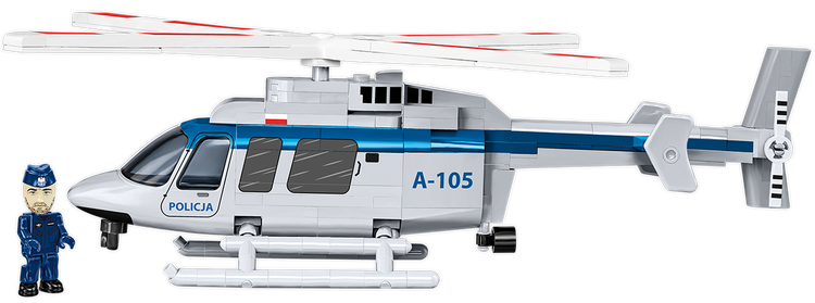 Bell 407 Police Helicopter 1:48 #26628
