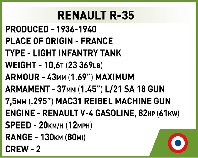 Renault R-35 1:48 #2719