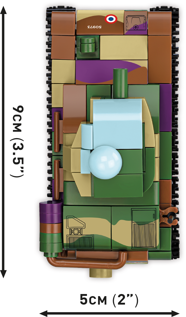 Renault R35 - Valentine IX - Panzer I 1:48 #2740