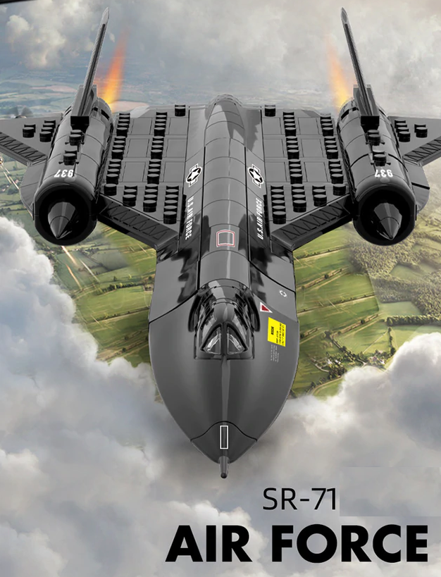 Wange SR-71 Reconnaissance Aircraft 1:74 #W4005 – Brick Army Canada