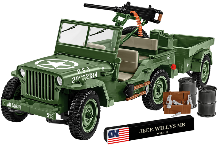 Willys MB & Trailer - Executive Edition 1:12 #2804