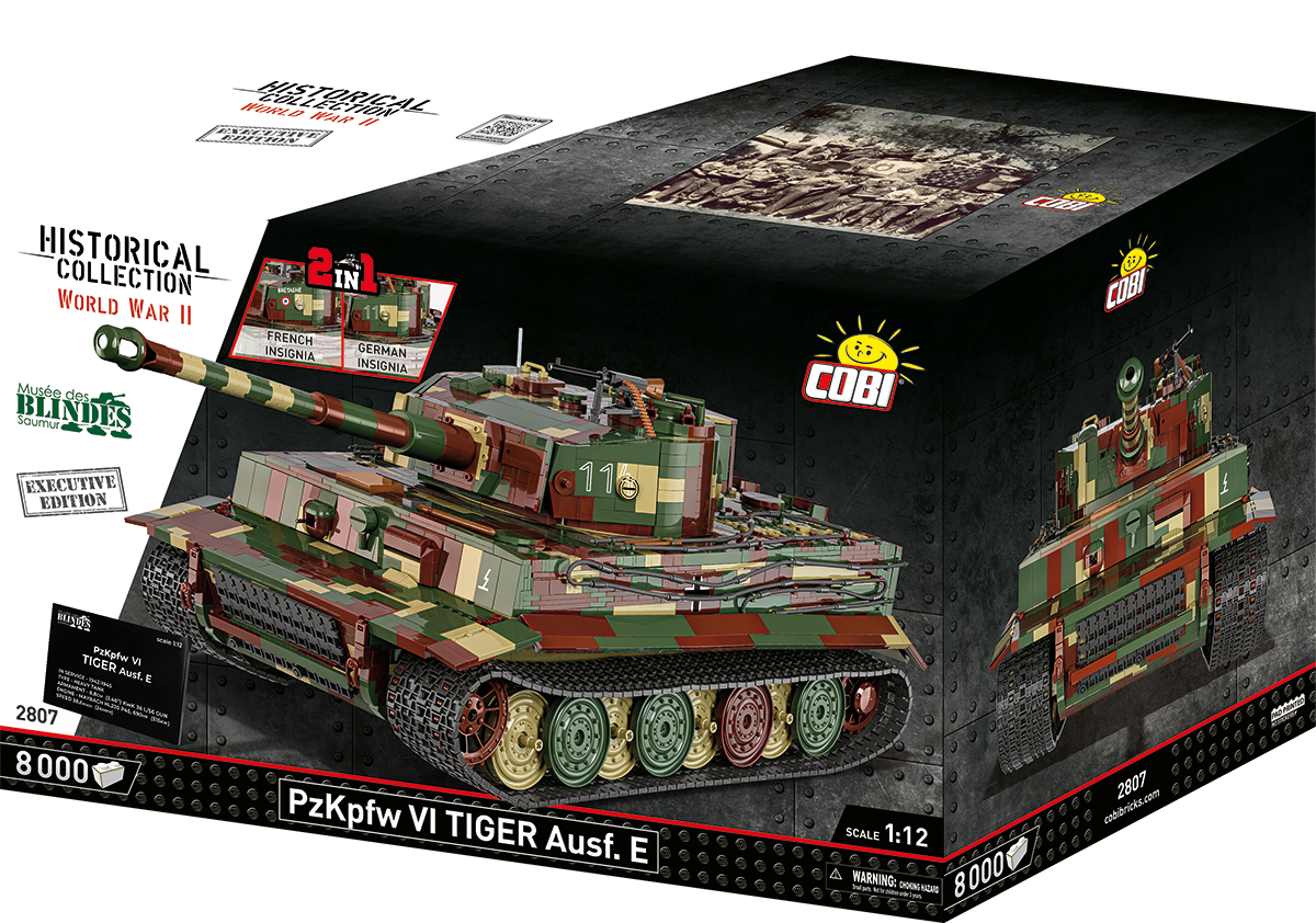 PzKpfw VI Tiger Ausf. E 1:12 #2807 – Brick Army Canada