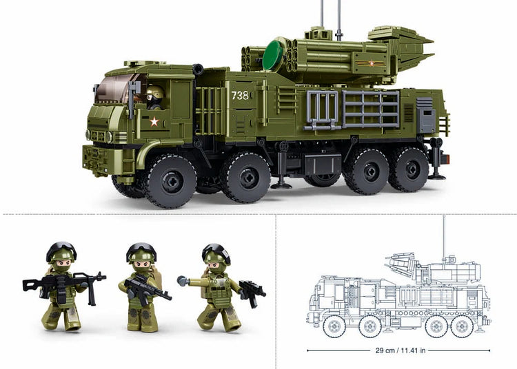 Sluban Pantsir S1S Military Missile Launcher 1:35 B1252