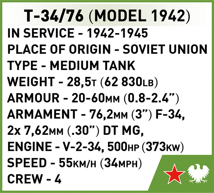 T-34/76 1:72 #3088