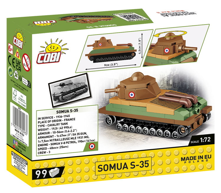 Somua S-35 1:72 #3093