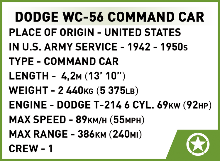 Dodge WC-56 Command Car #3111