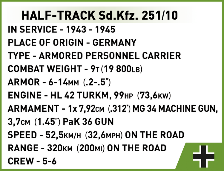 Half-Track Sd.Kfz. 251/10 1:35 #3130