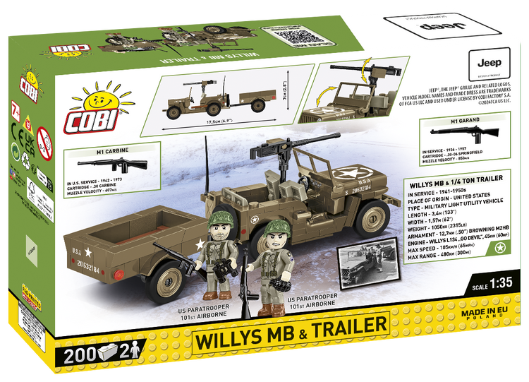 Willys MB & Trailer 1:35 #3132