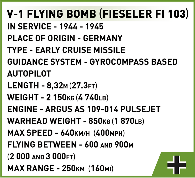 V-1 Flying Bomb (FI 103) 1:35 #3135
