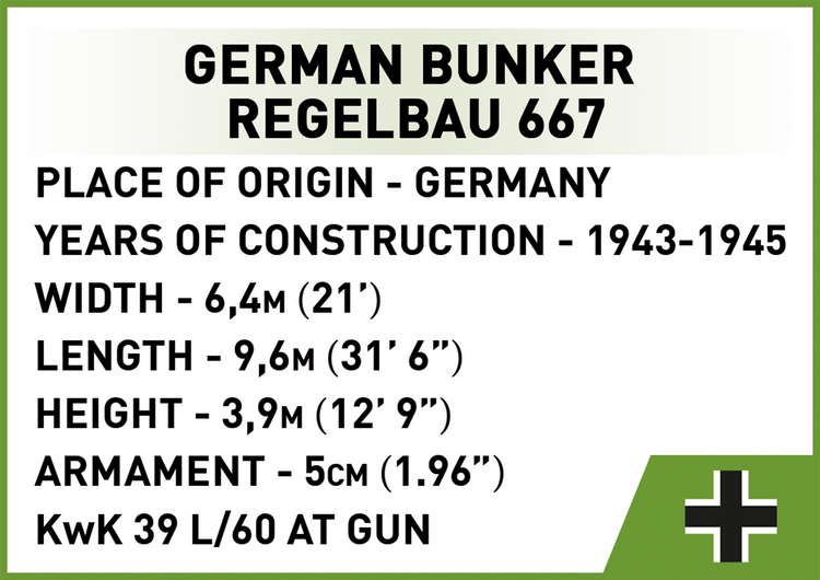 German Bunker Regelbau 667 1:35 #3136