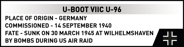 U-Boot VIIC U-96 1:300 #4857