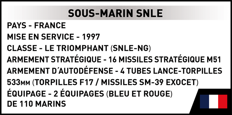Sous-Marin SNLE 1:300 #4859