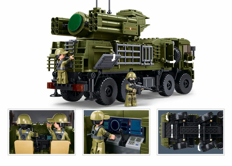 Sluban Pantsir S1S Military Missile Launcher 1:35 B1252