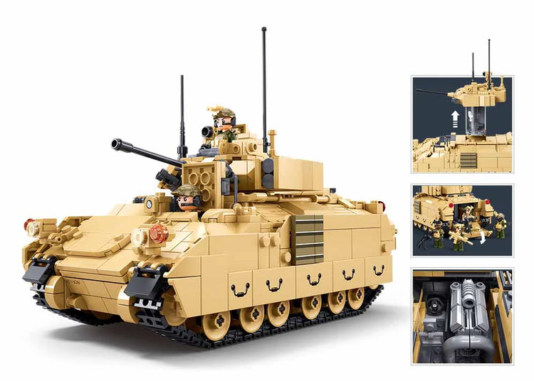 Sluban M3A3 Bradley US Cavalry Fighting Vehicle 1:35 B1363