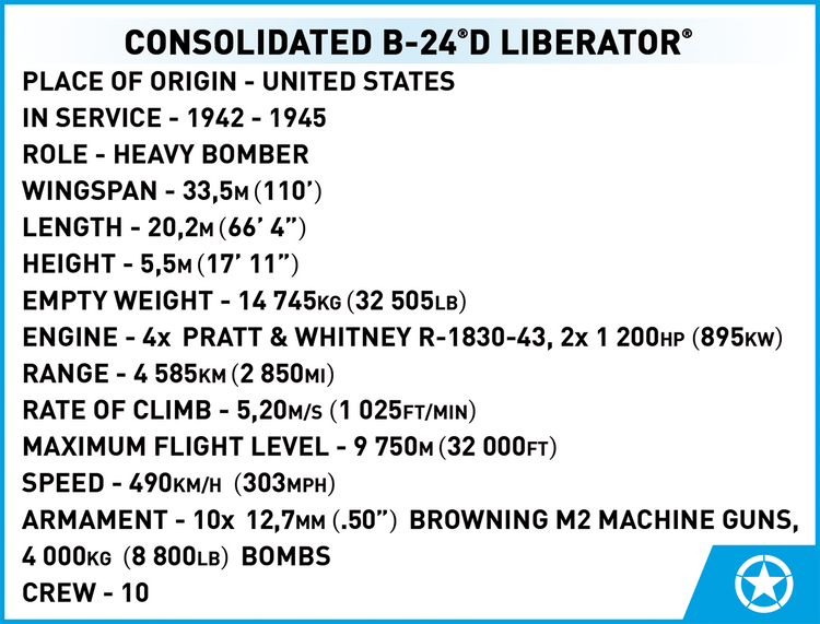 Consolidated B-24D Liberator 1:48 #5739