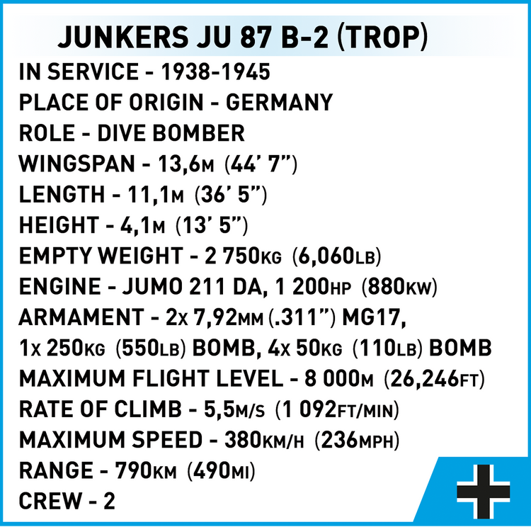 Junkers Ju 87 Stuka B-2 1:32 #5748