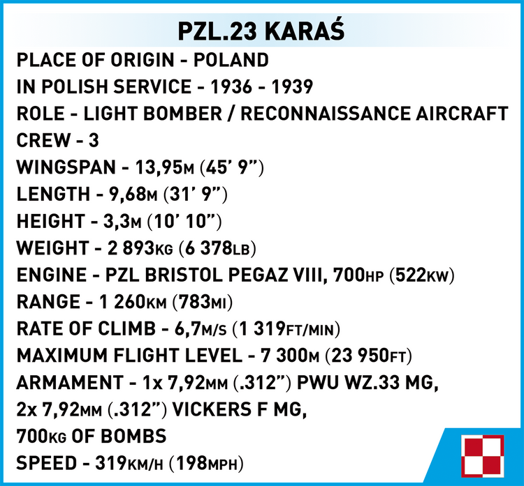PZL.23 Karaś 1:32 #5751