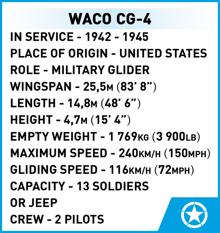 Waco CG-4 1:48 #5755