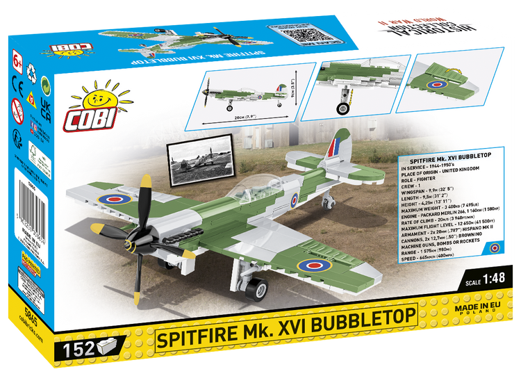 Spitfire Mk. XVI Bubbletop 1:48 #5865