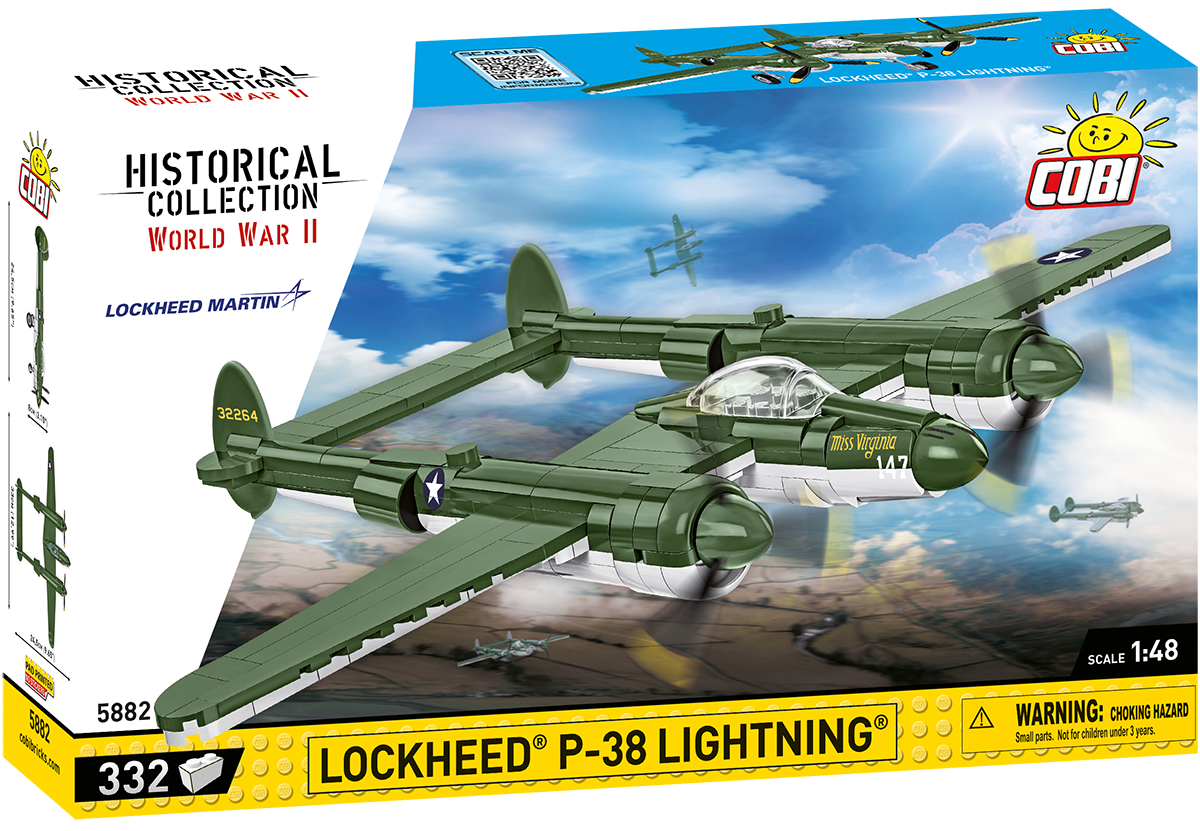 Lockheed P-38 Lightning 1:48 #5882 – Brick Army Canada