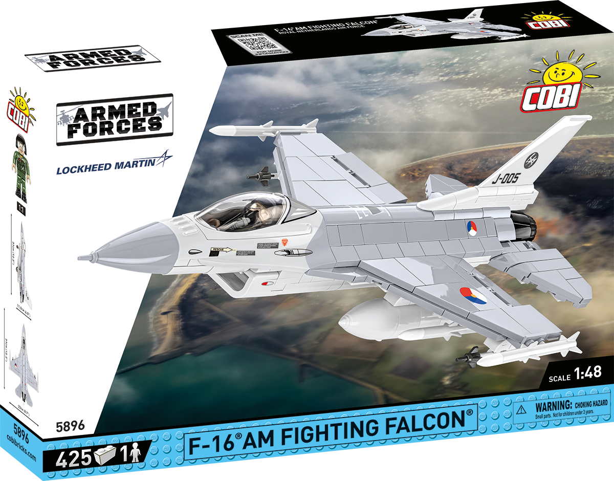 F-16AM Fighting Falcon Netherlands 1:48 #5896 discontinued – Brick