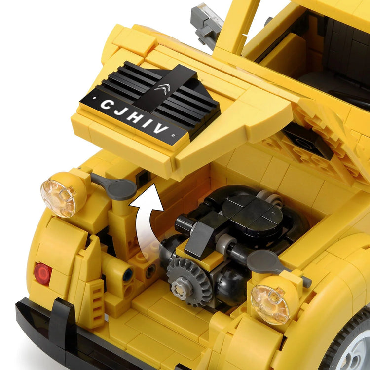 CaDA bricks Citroen 2CV with RC option 1:12 C61026