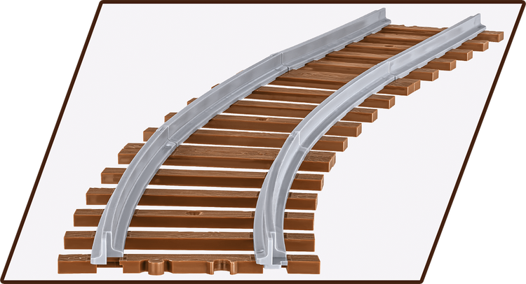 Train Wagon TYP OMMR 32 LINZ with 3 curved tracks #6285