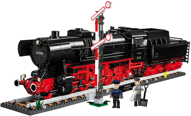 DR BR 52 Steam Locomotive & Railway Semaphore #6287