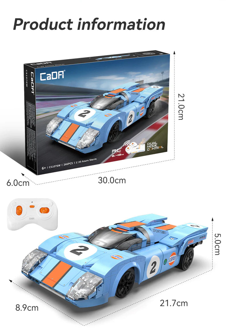 CaDA Porsche 917K Azure Storm with RC 1:20 #C51076