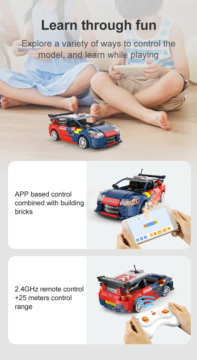 CaDA Citroen C4 WRC with RC 1:20 C51078