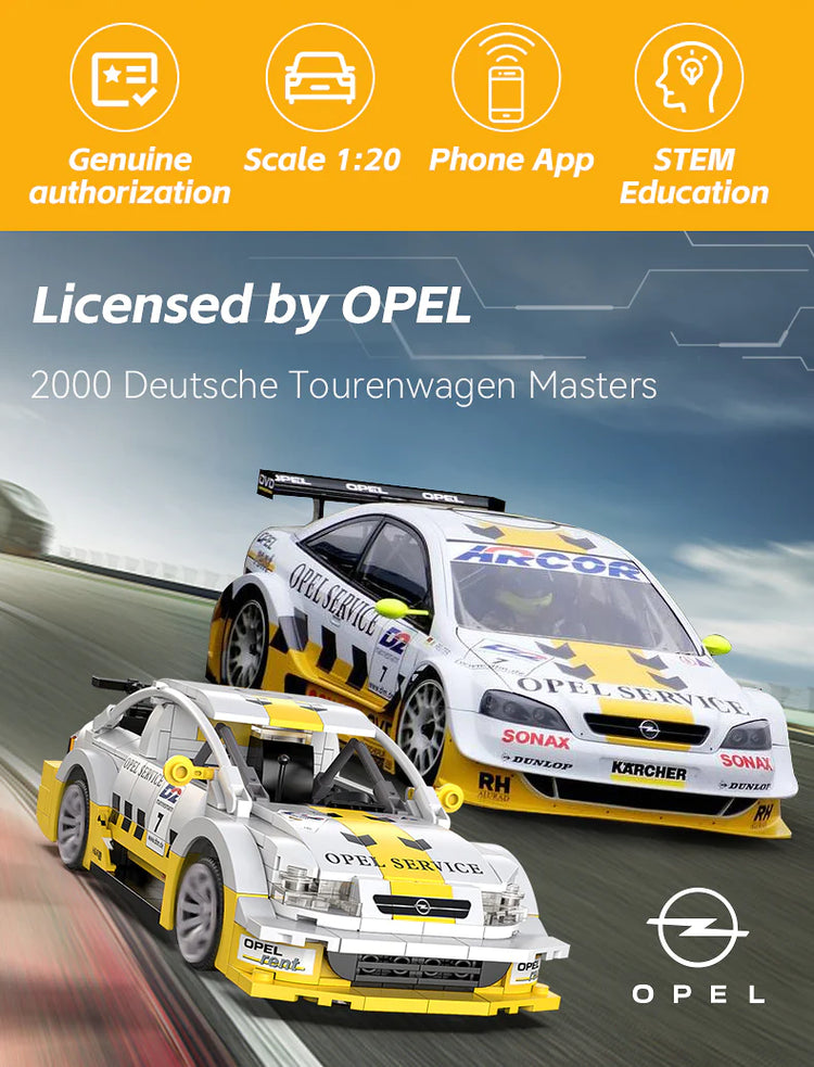 CaDA Opel Astra V8 Coupe with RC 1:20 C51081
