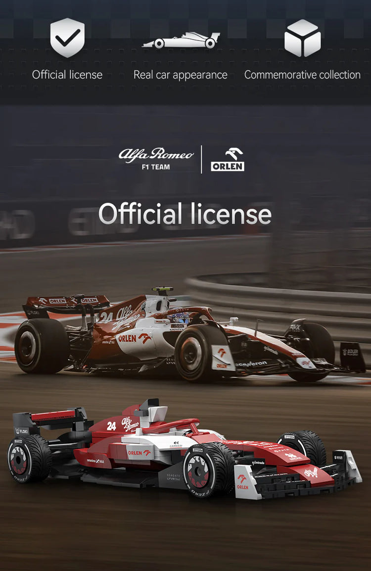 CaDA Formula One Easy Combo - Kick Sauber and Alfa Romeo 1:24