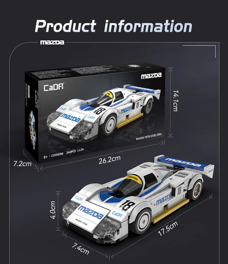 CaDA MAZDA 787B (#18) 1991 1:24 C55029